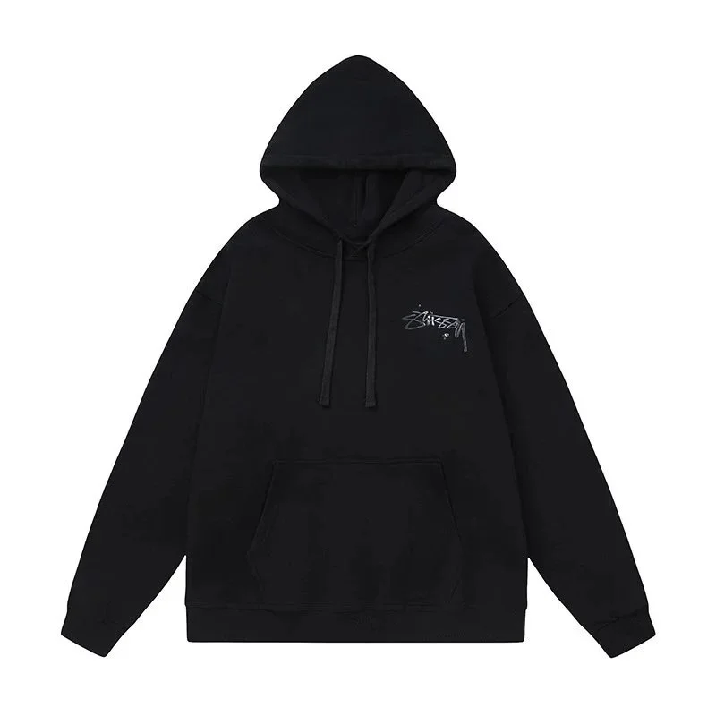 Stussy Stüssy Basic Logo Black Hoodie