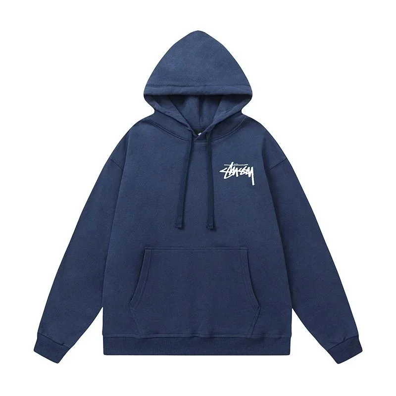Stussy Stüssy Hoodie Navy Solid Sweatshirt