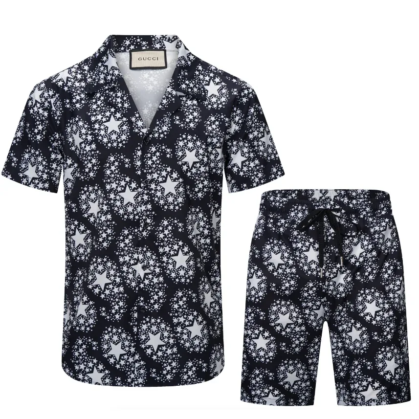 Gucci Star Print Shorts Set Black/White Co-ord Set