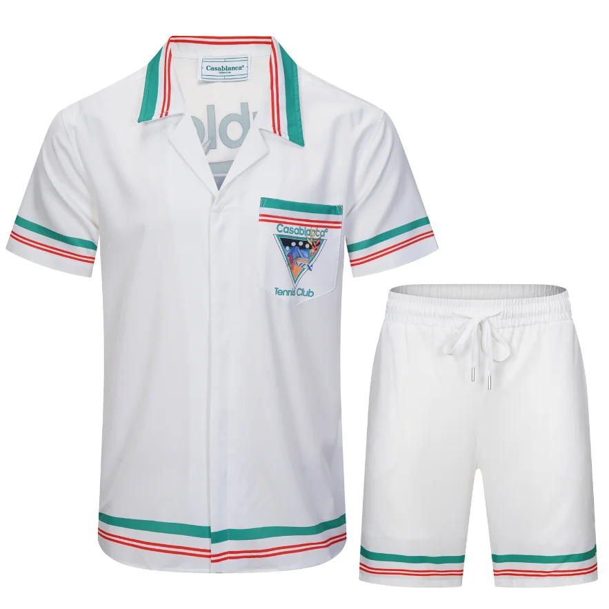Casablanca Tennis Club White Shorts Set