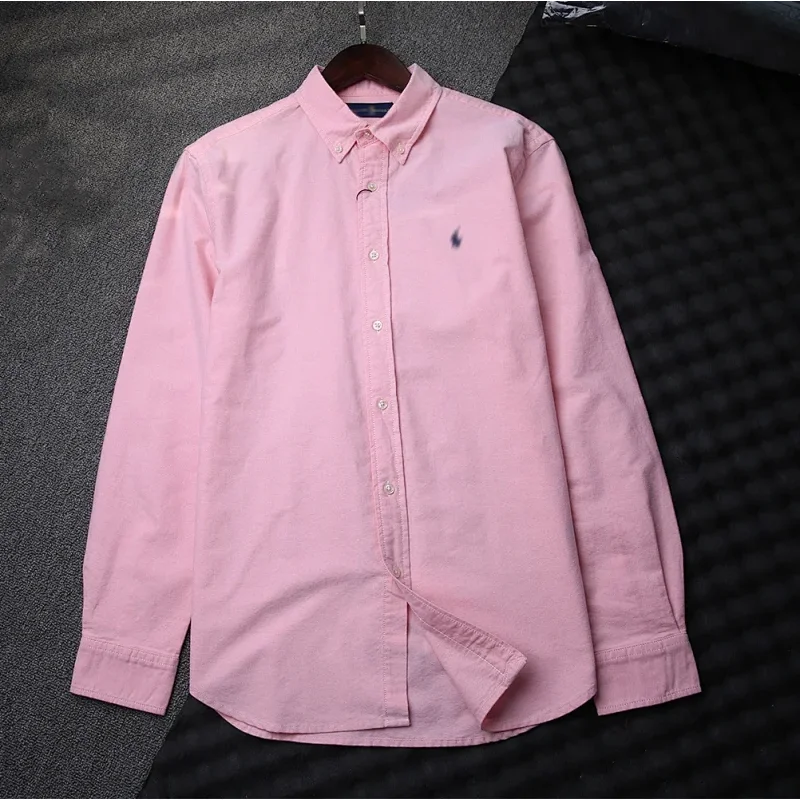 Polo Ralph Lauren Classic Logo Pink Oxford Shirt