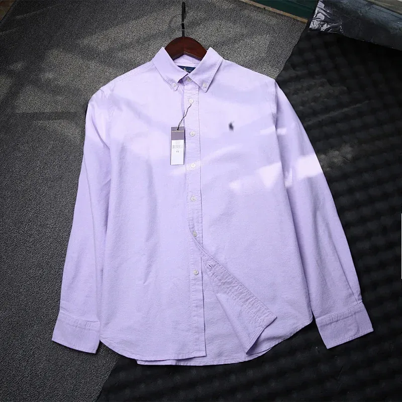 Polo Ralph Lauren Classic Logo Lilac Button-Up Shirt