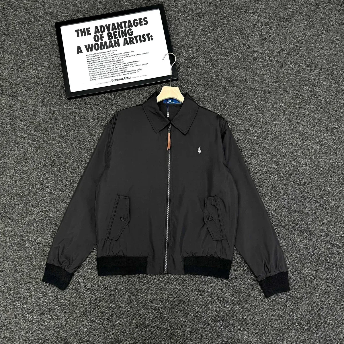 Polo Ralph Lauren Classic Logo Black Jacket
