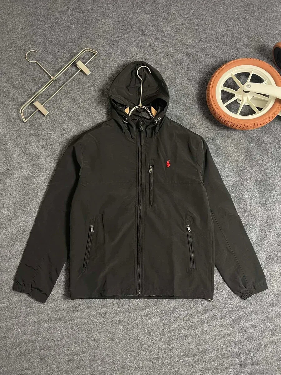 Polo Ralph Lauren Black Pony Hooded Jacket