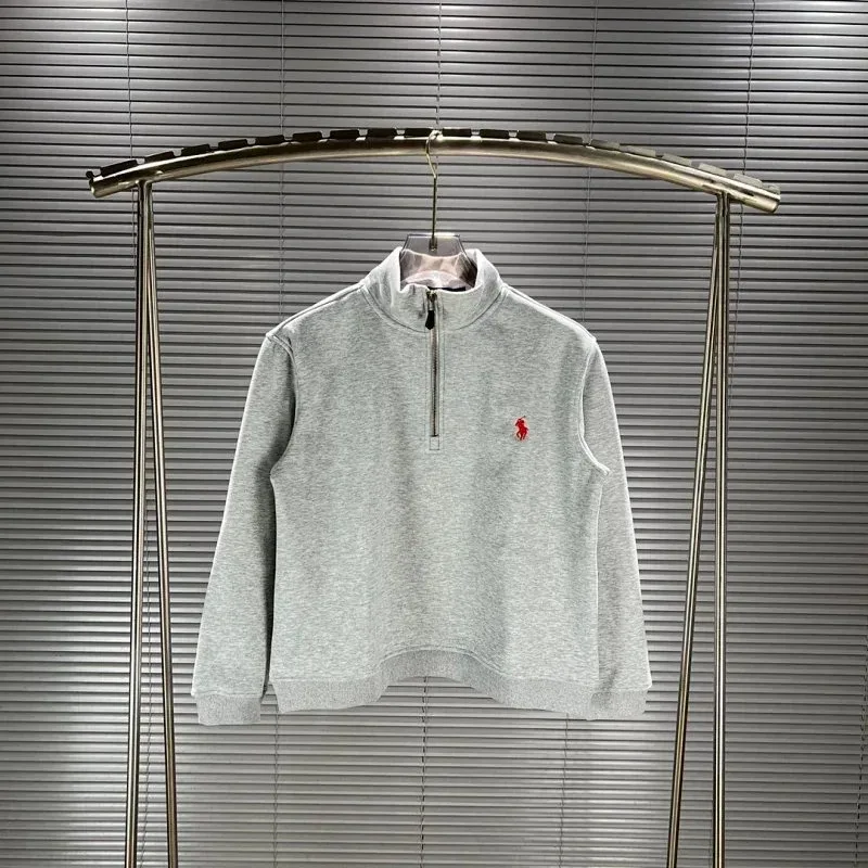 Polo Ralph Lauren Grey Pony Embroidered Hoodie