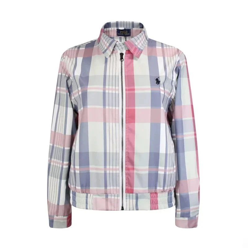 Polo Ralph Lauren Classic Logo Plaid Zip-Up Jacket