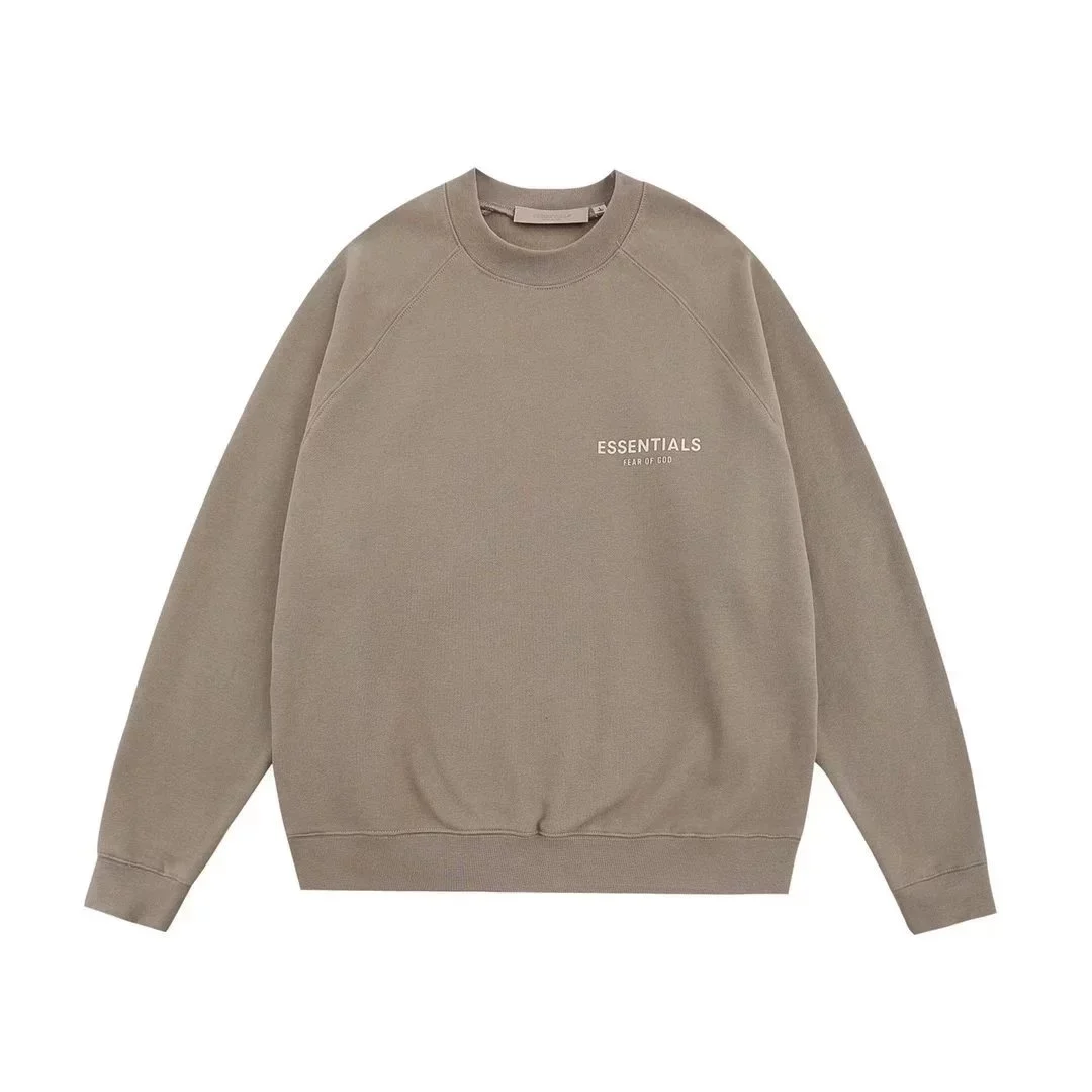 Fear of God Essentials Taupe Crewneck Sweatshirt