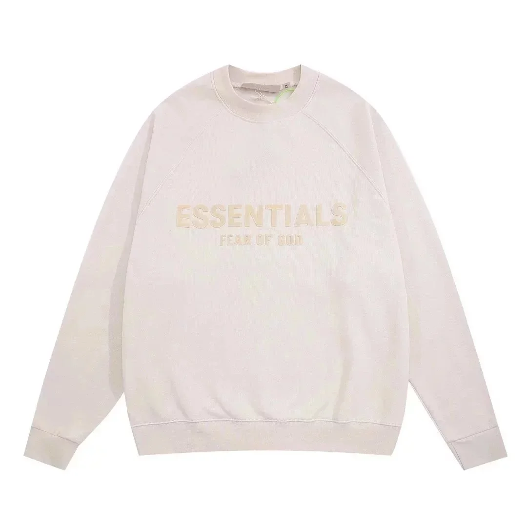 Fear of God Essentials Beige Crewneck Sweatshirt