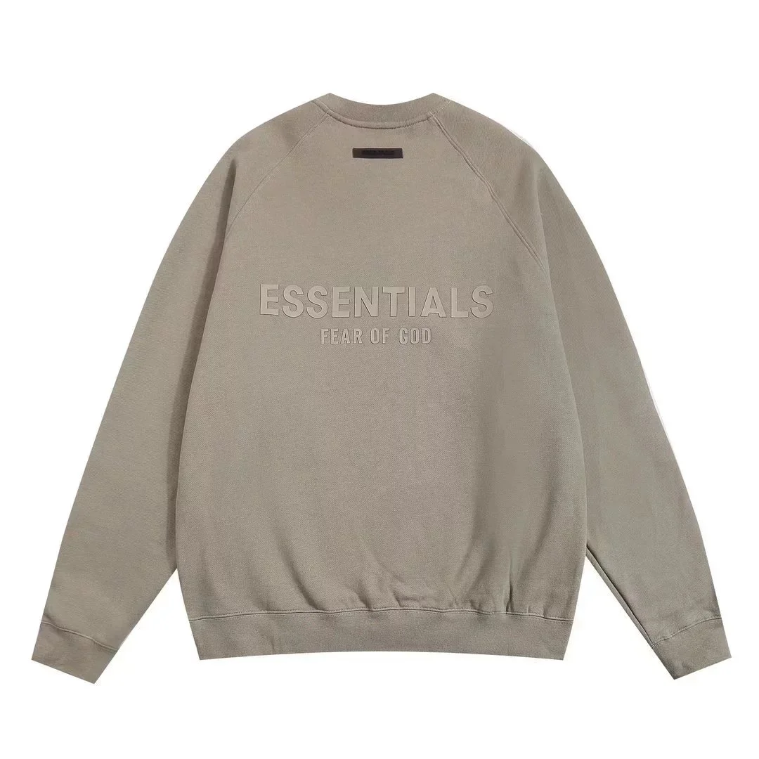 Fear of God Essentials Olive Green Sweatshirt