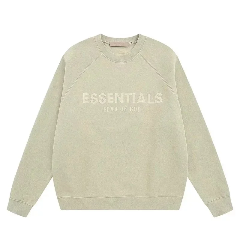 Fear of God Essentials Olive Green Sweatshirt