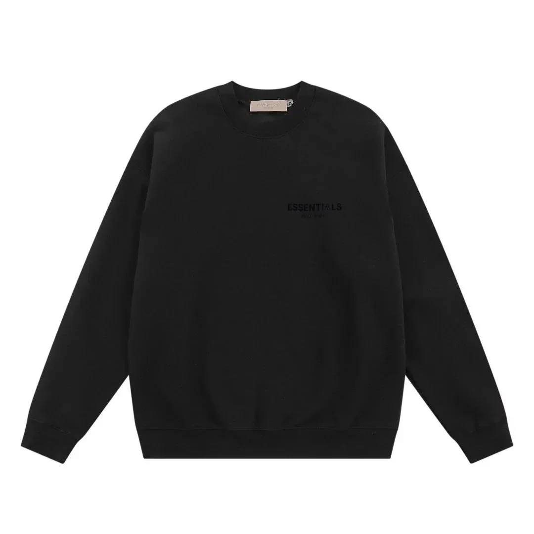 Fear of God Essentials Black Oversized Sweatshirt
