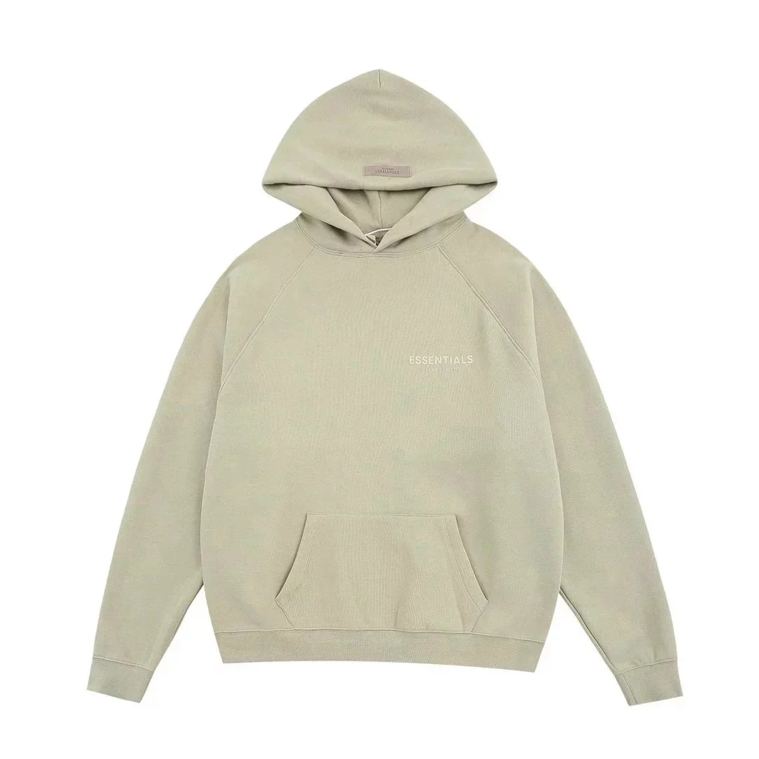 Fear of God Essentials Olive Hoodie Sweatshirt