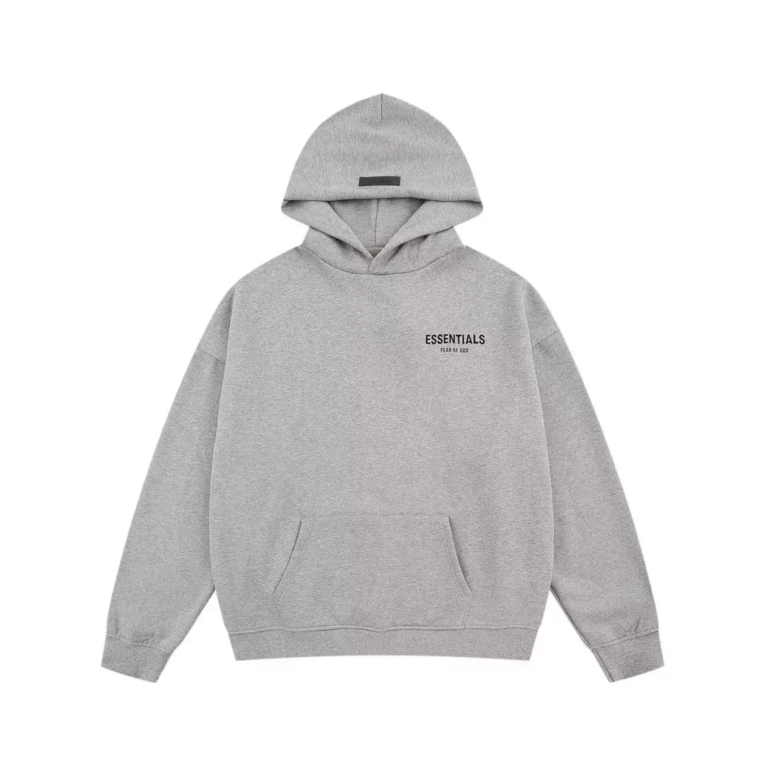 Fear of God Essentials Grey Hoodie Sweatshirt