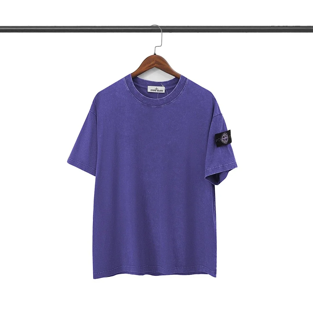 Stone Island Purple Solid T-Shirt