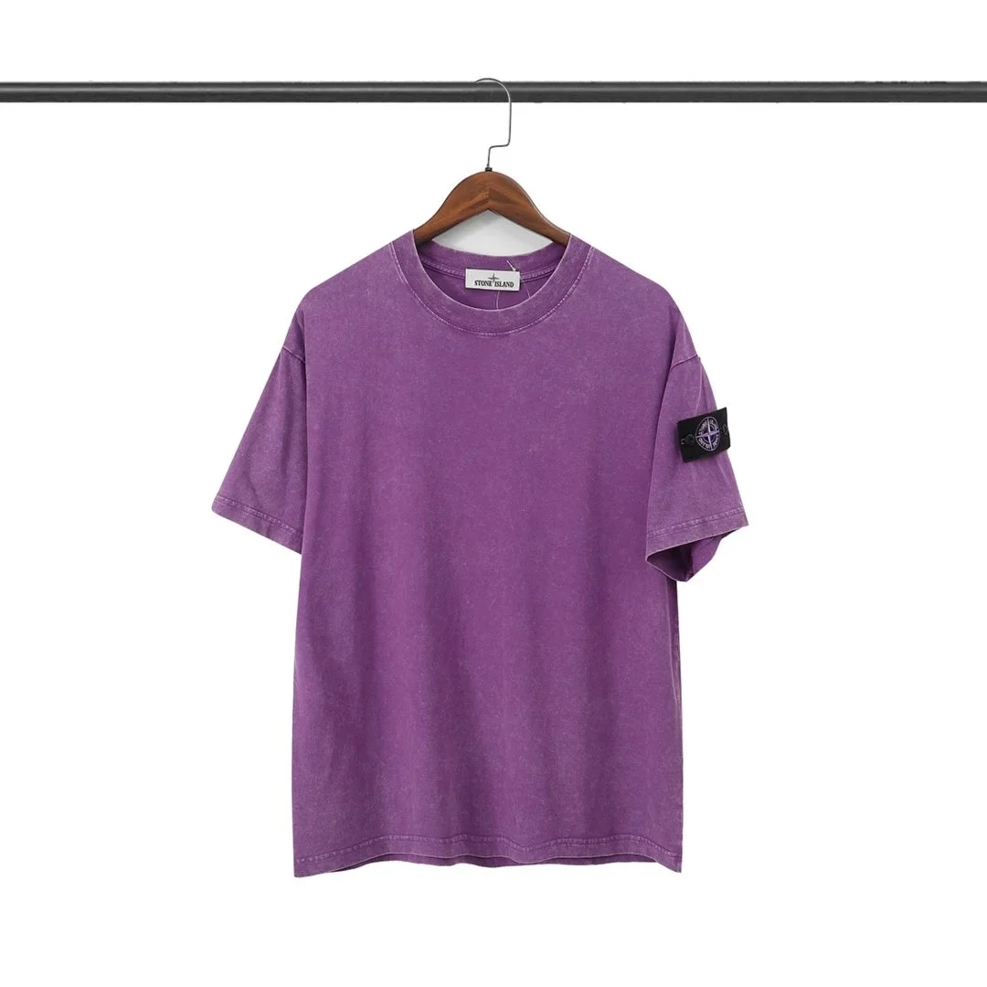 Stone Island 68-15 Purple Solid T-Shirt