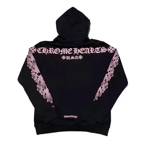 Chrome Hearts Black CH Cross Hoodie