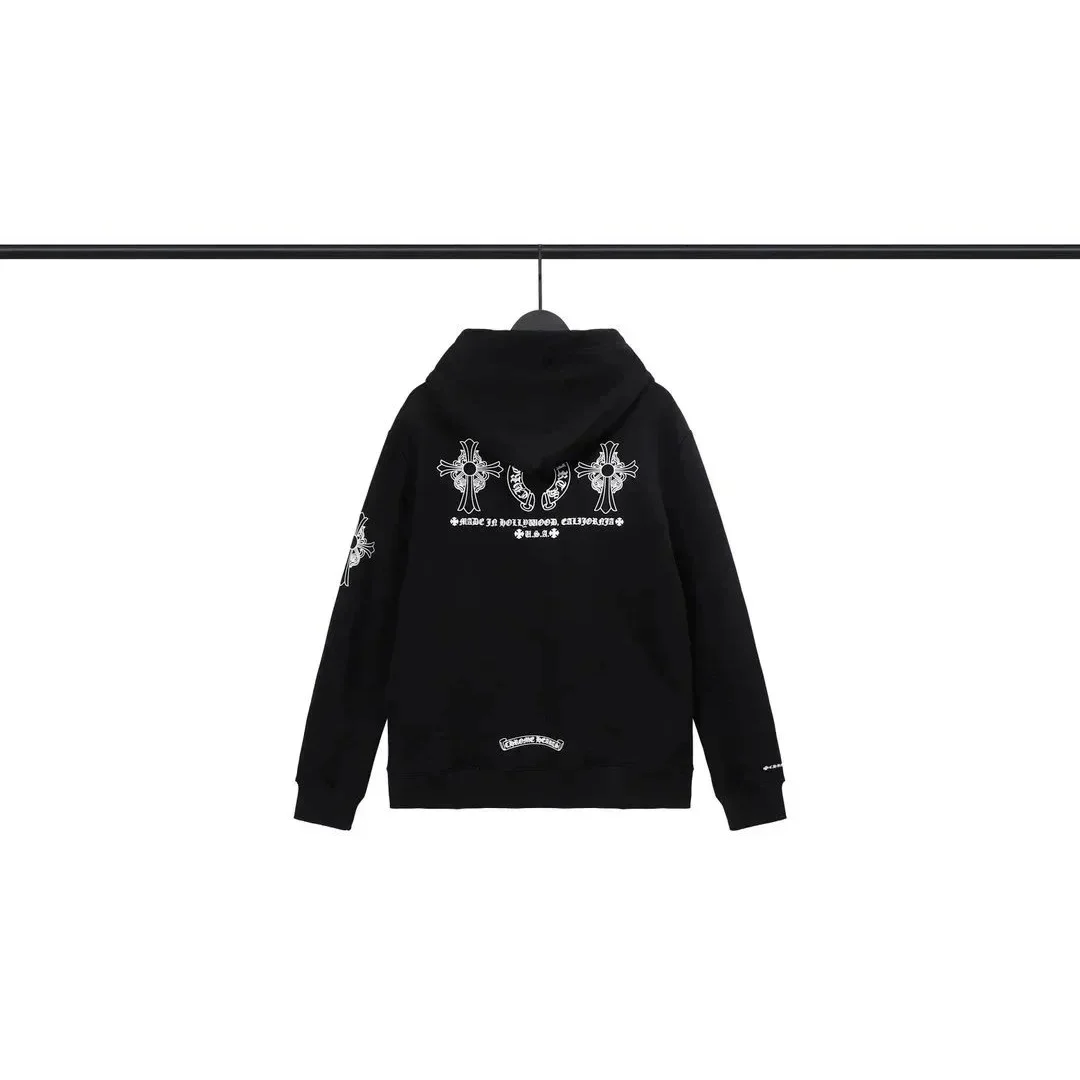 Chrome Hearts Chrome Hearts CH Cross Black Hoodie Black - 1
