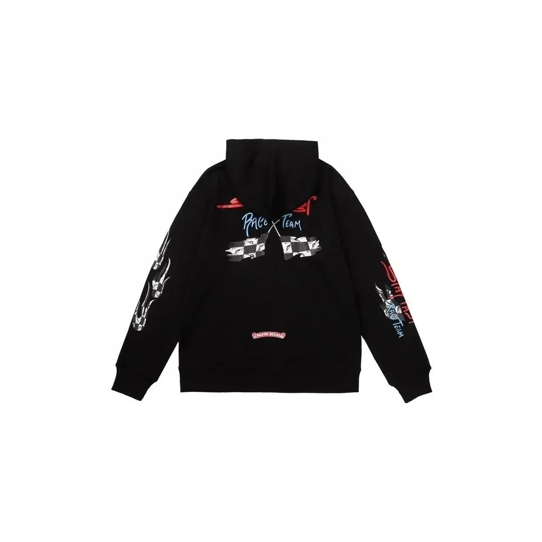 Chrome Hearts 'RACE TEAM' Black Hoodie