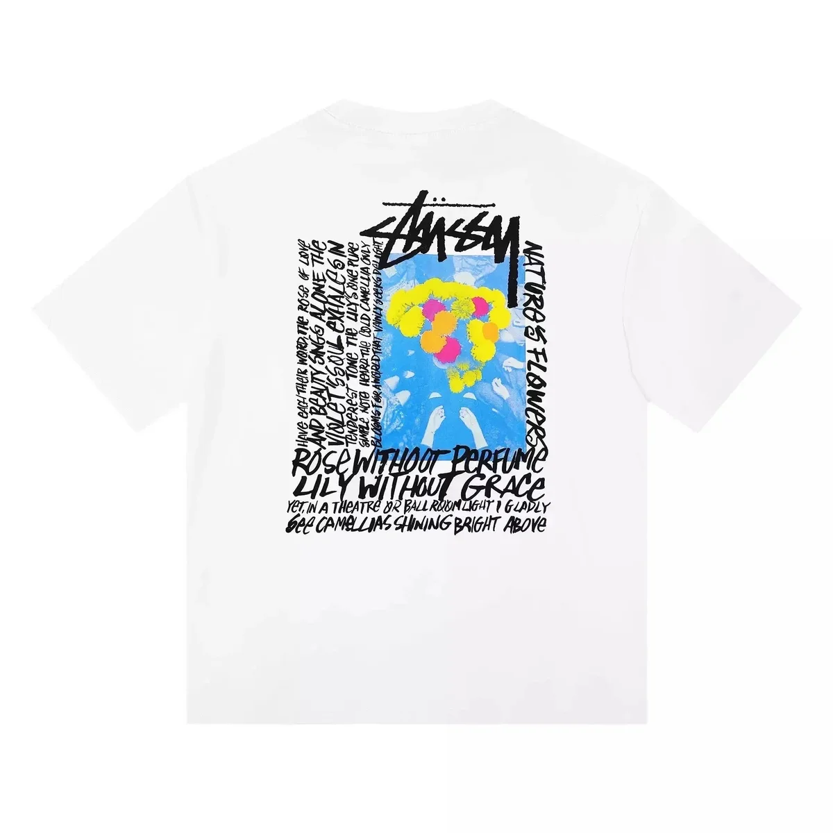 Stussy Nature's Flowers White T-Shirt