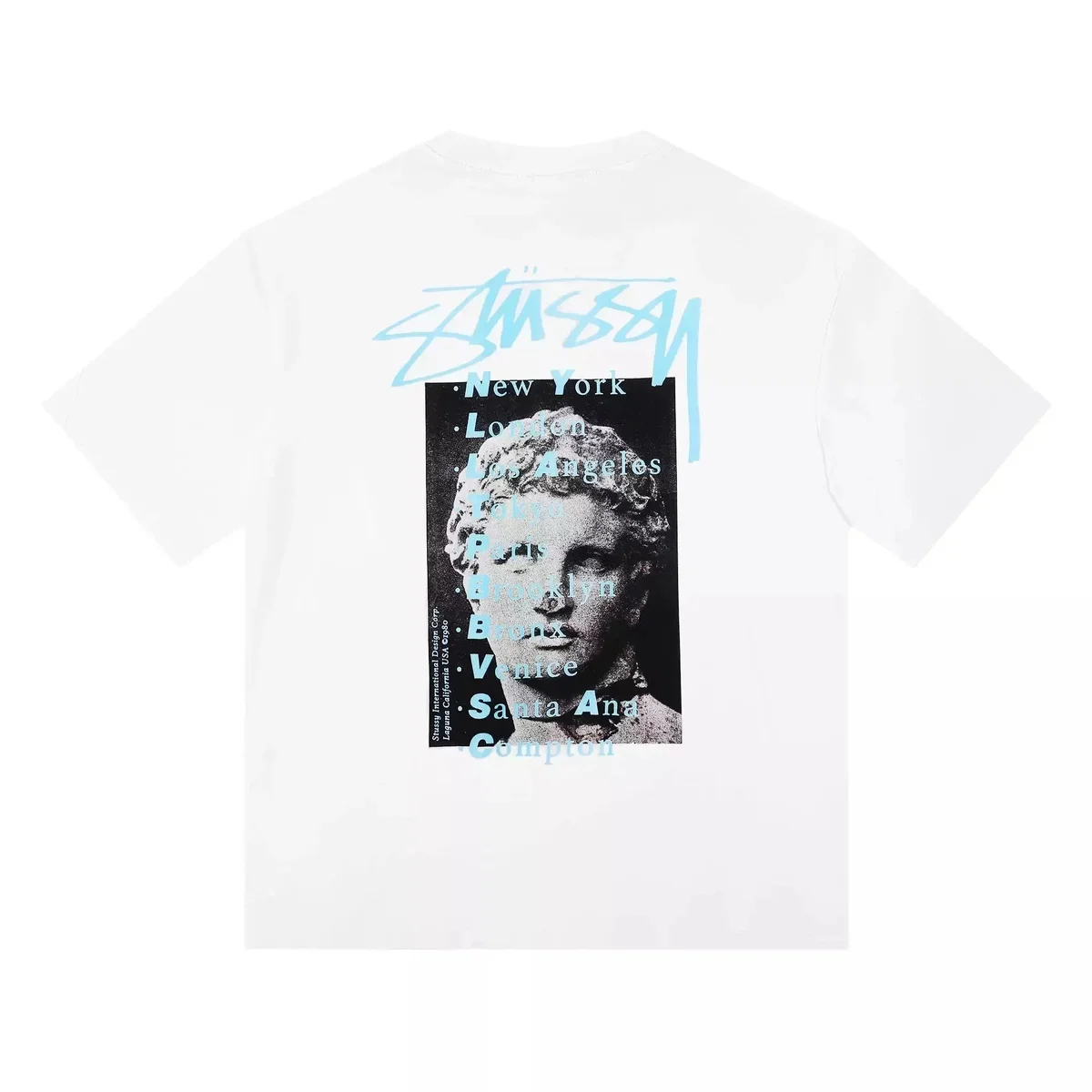 Stussy Stüssy Classic Logo White T-Shirt