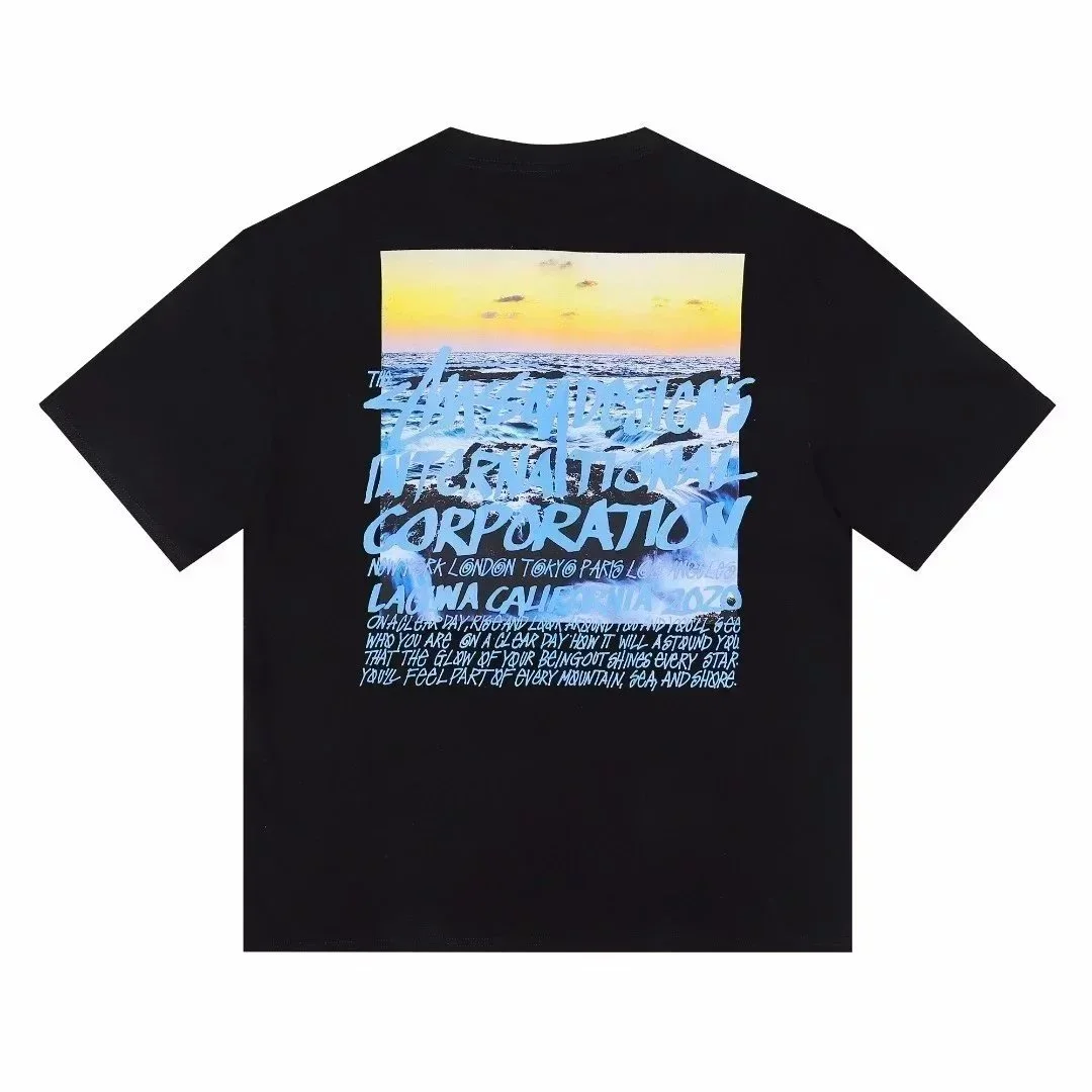 Black 'The Arrangement International Corporation' T-Shirt