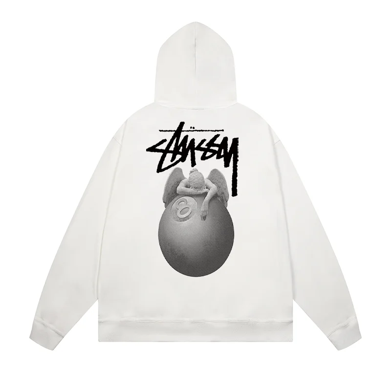 Stussy Stüssy Hoodie White Solid Sweatshirt
