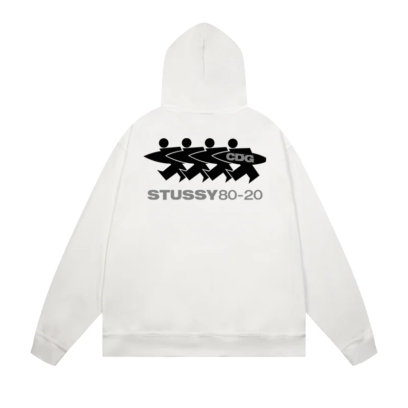 Stussy STUSSY80-20 Hoodie White Solid