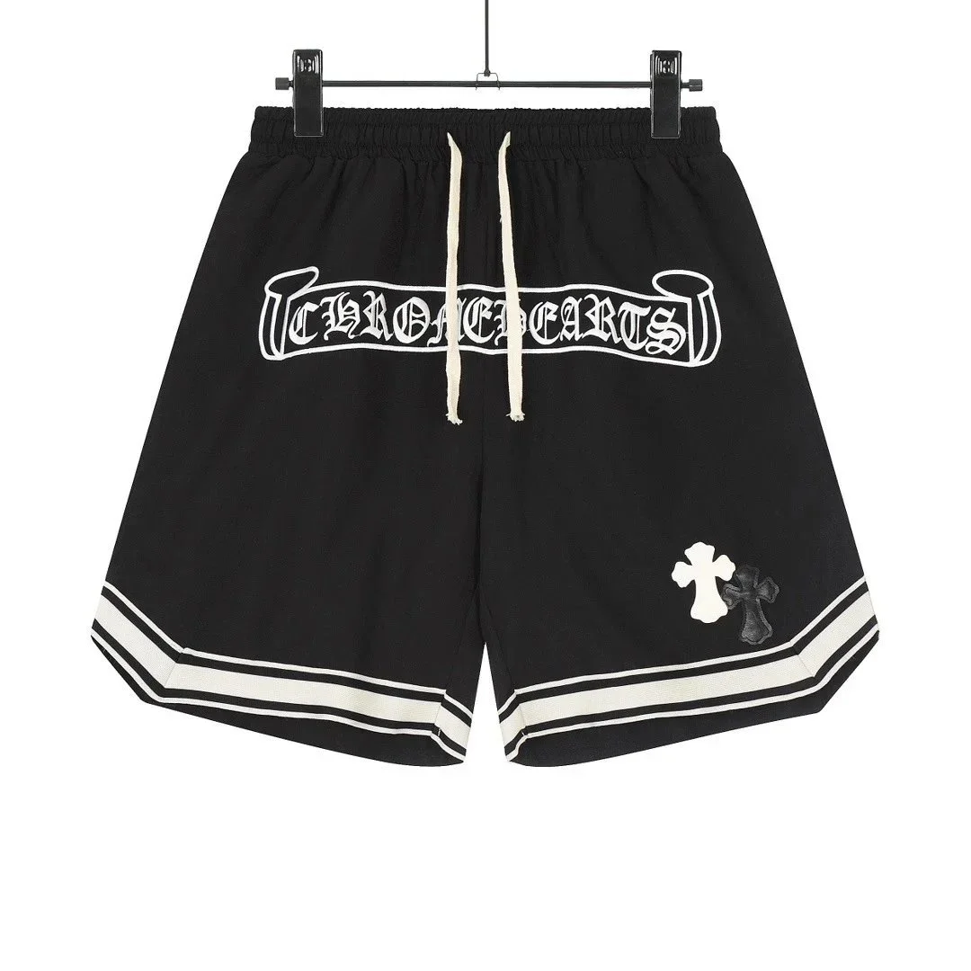 Chrome Hearts CH Cross Black Basketball Shorts