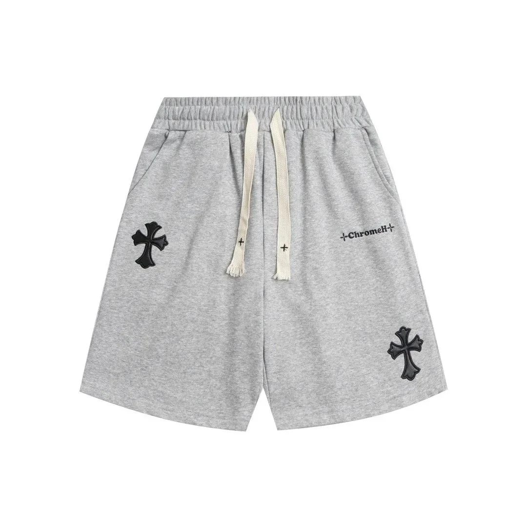 Chrome Hearts CH Cross Grey Solid Shorts