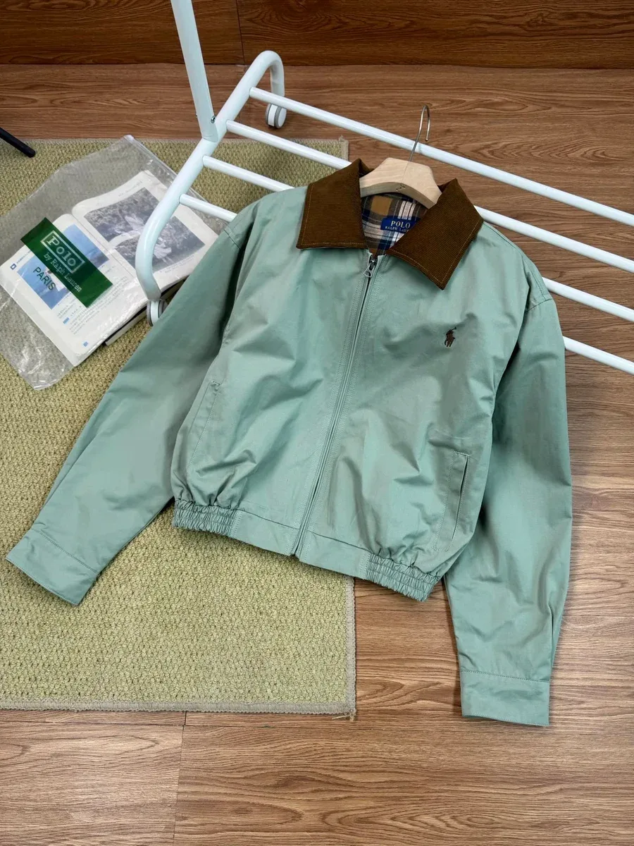 Polo Ralph Lauren Corduroy Collar Jacket Olive Green
