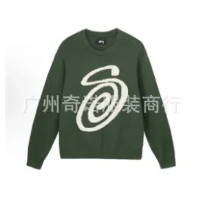 Stussy Stüssy Bear Green Sweater