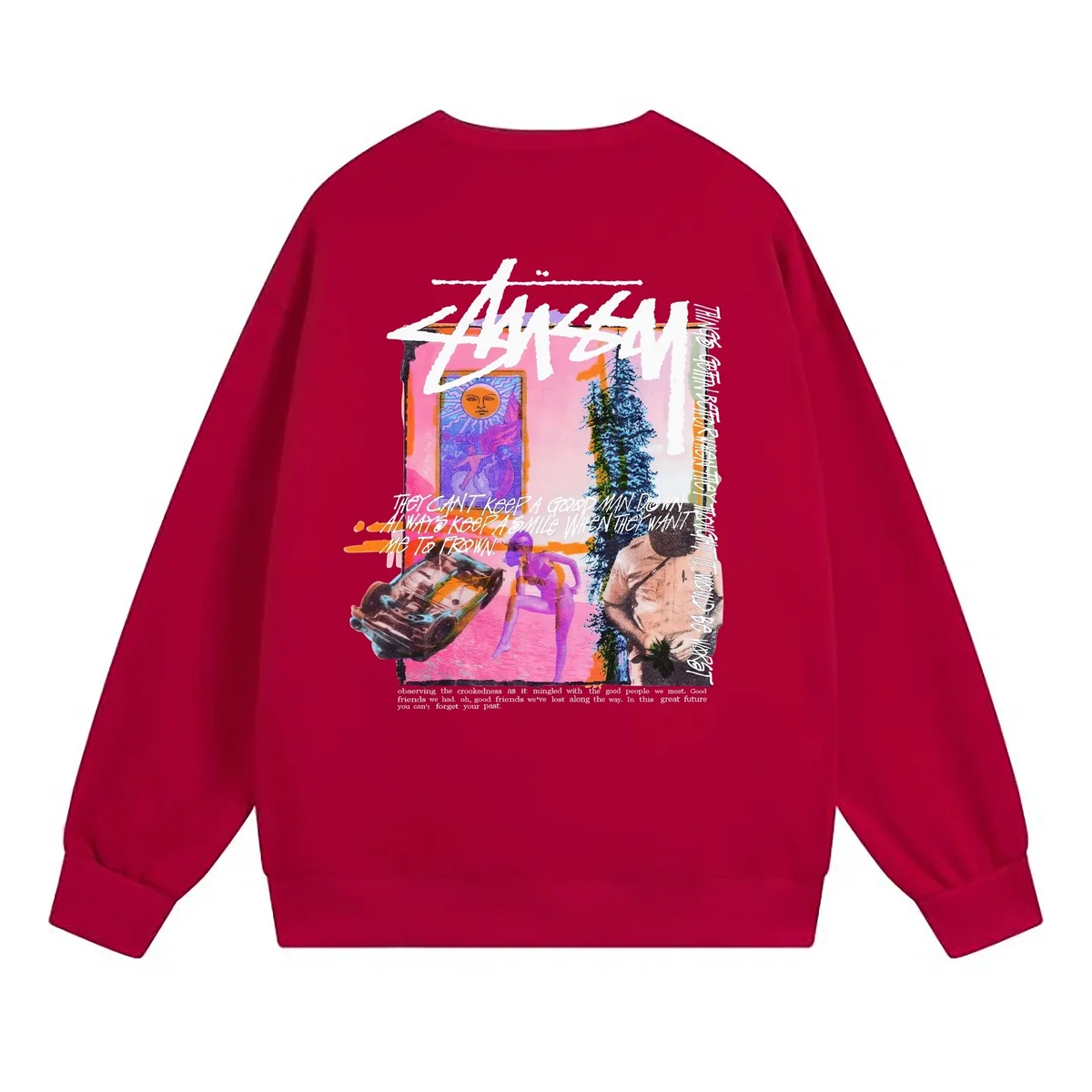 Stussy Stüssy Red Graphic Sweatshirt