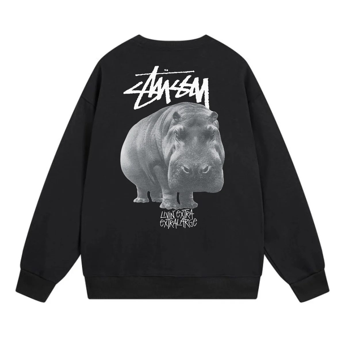 Stussy Living Extra Extra Large Black Hoodie
