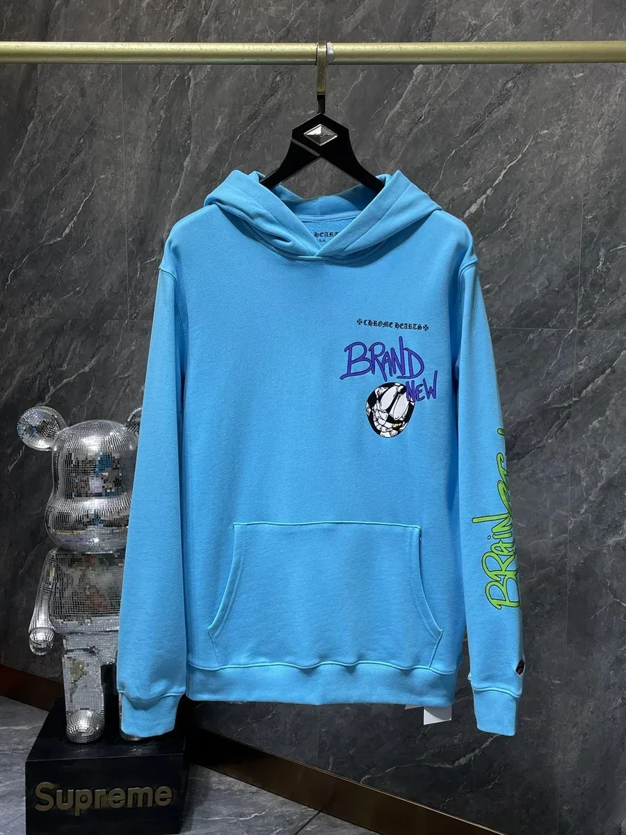 Chrome Hearts Brand New Blue Hoodie