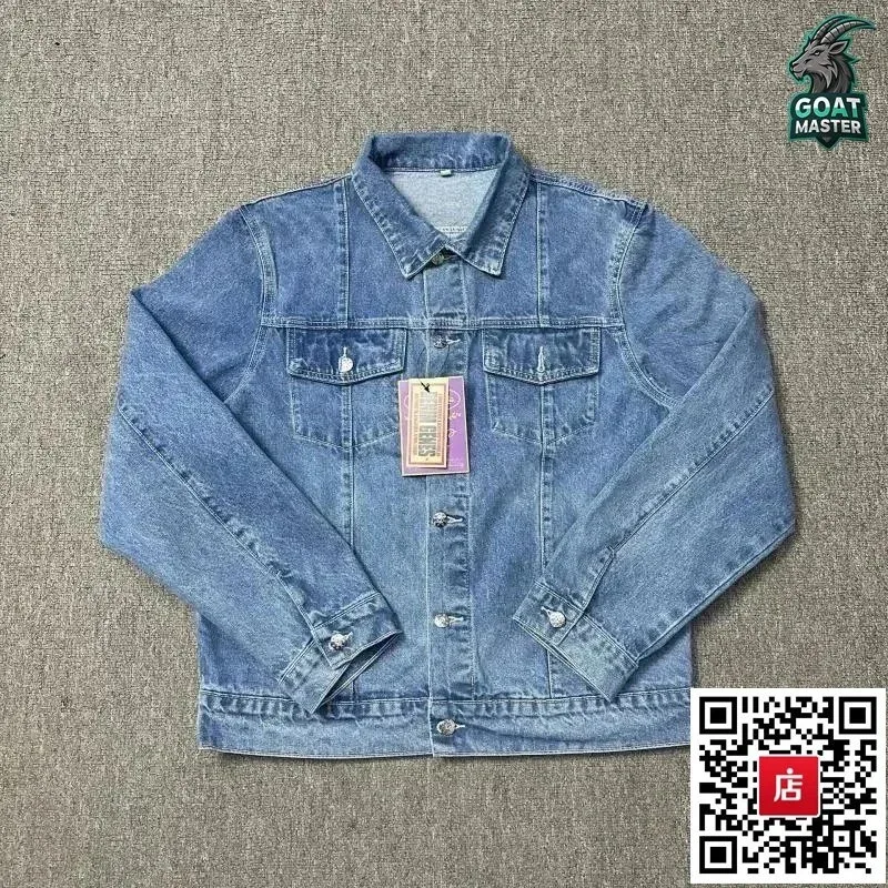 Blue Denim Jacket Casual Outerwear