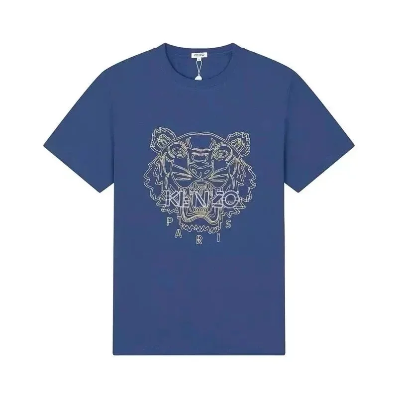 Kenzo Tiger Head Blue T-Shirt