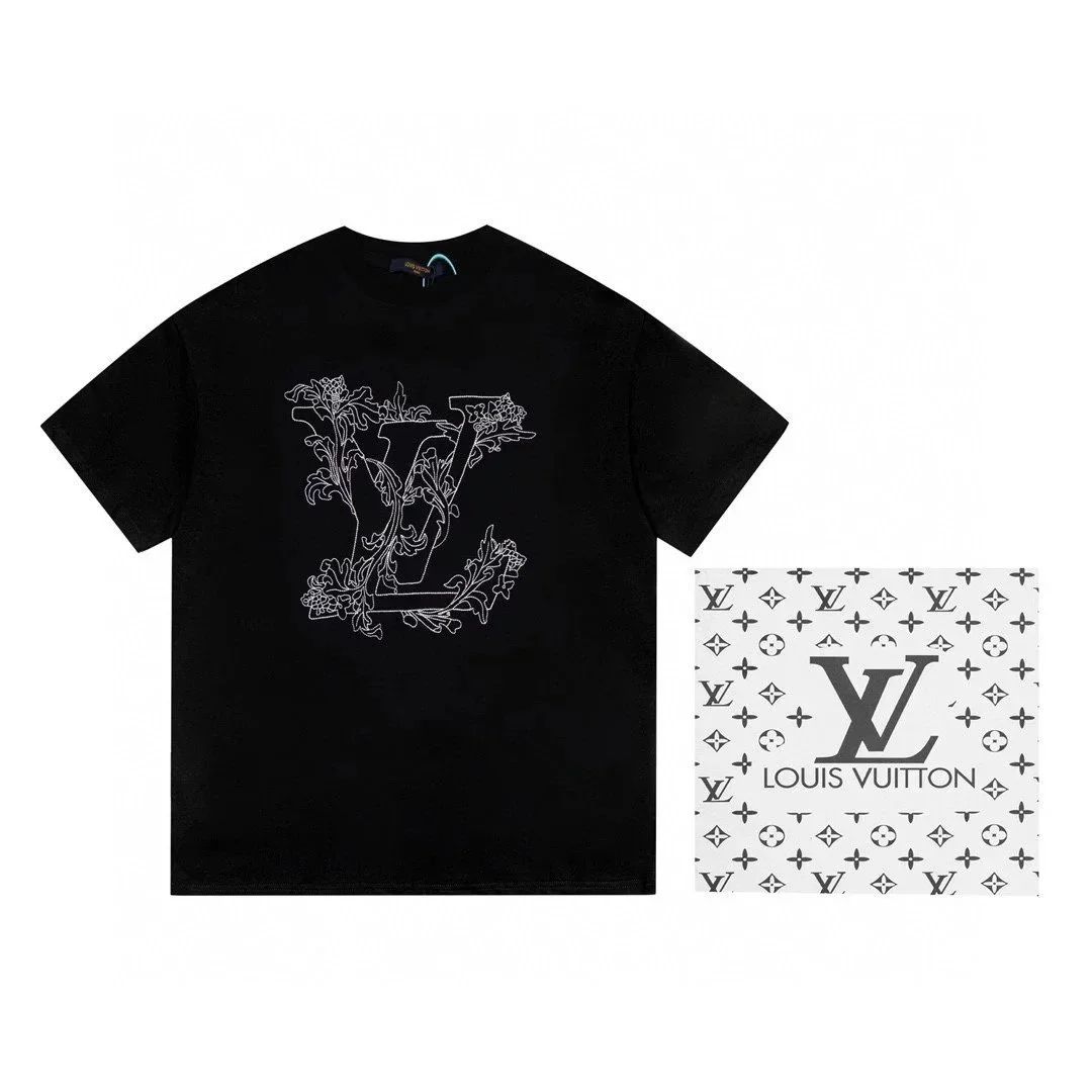 Louis Vuitton Classic Logo Black T-Shirt