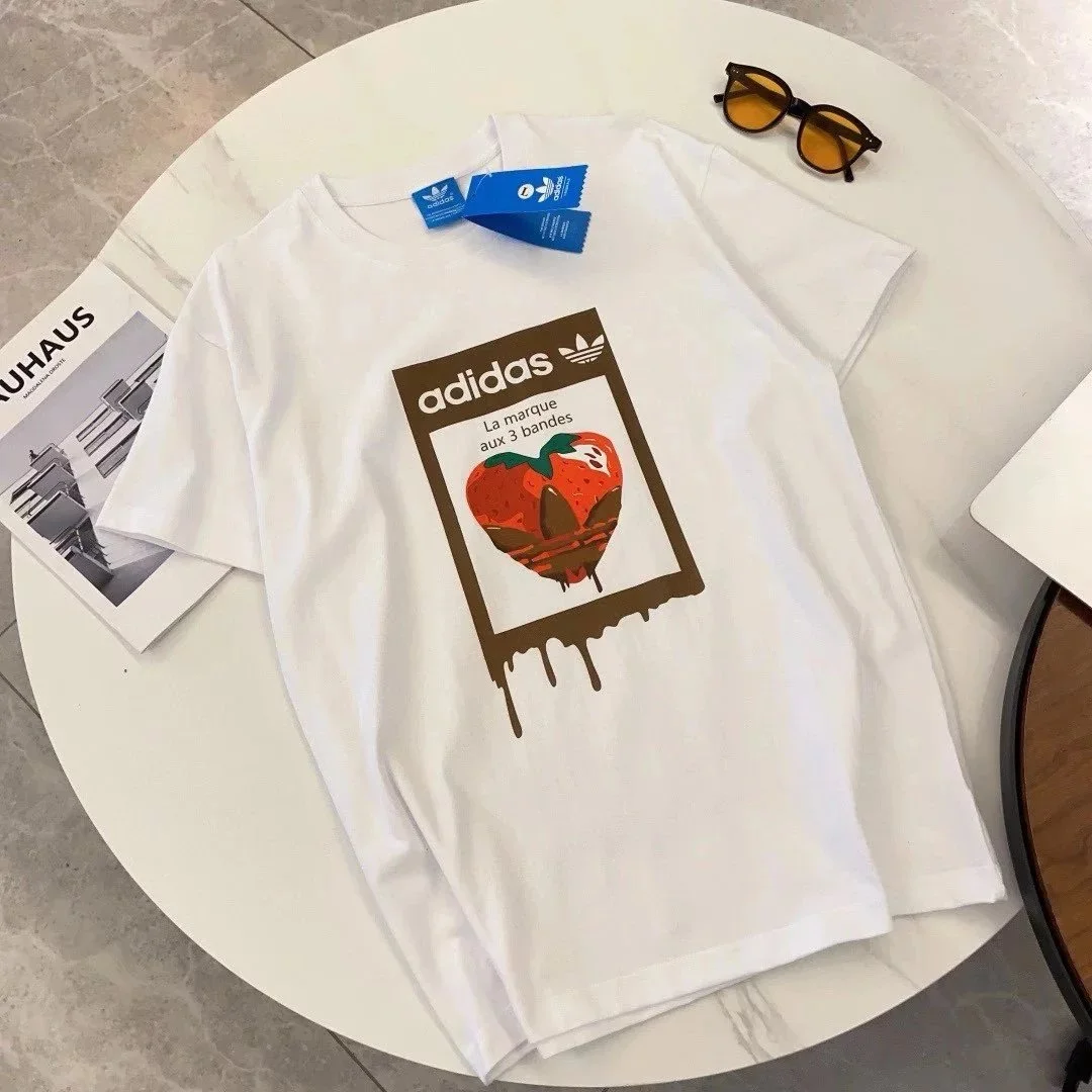 Adidas White Strawberry T-Shirt
