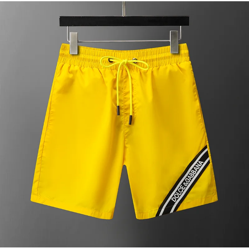 Dolce & Gabbana Yellow Solid Shorts