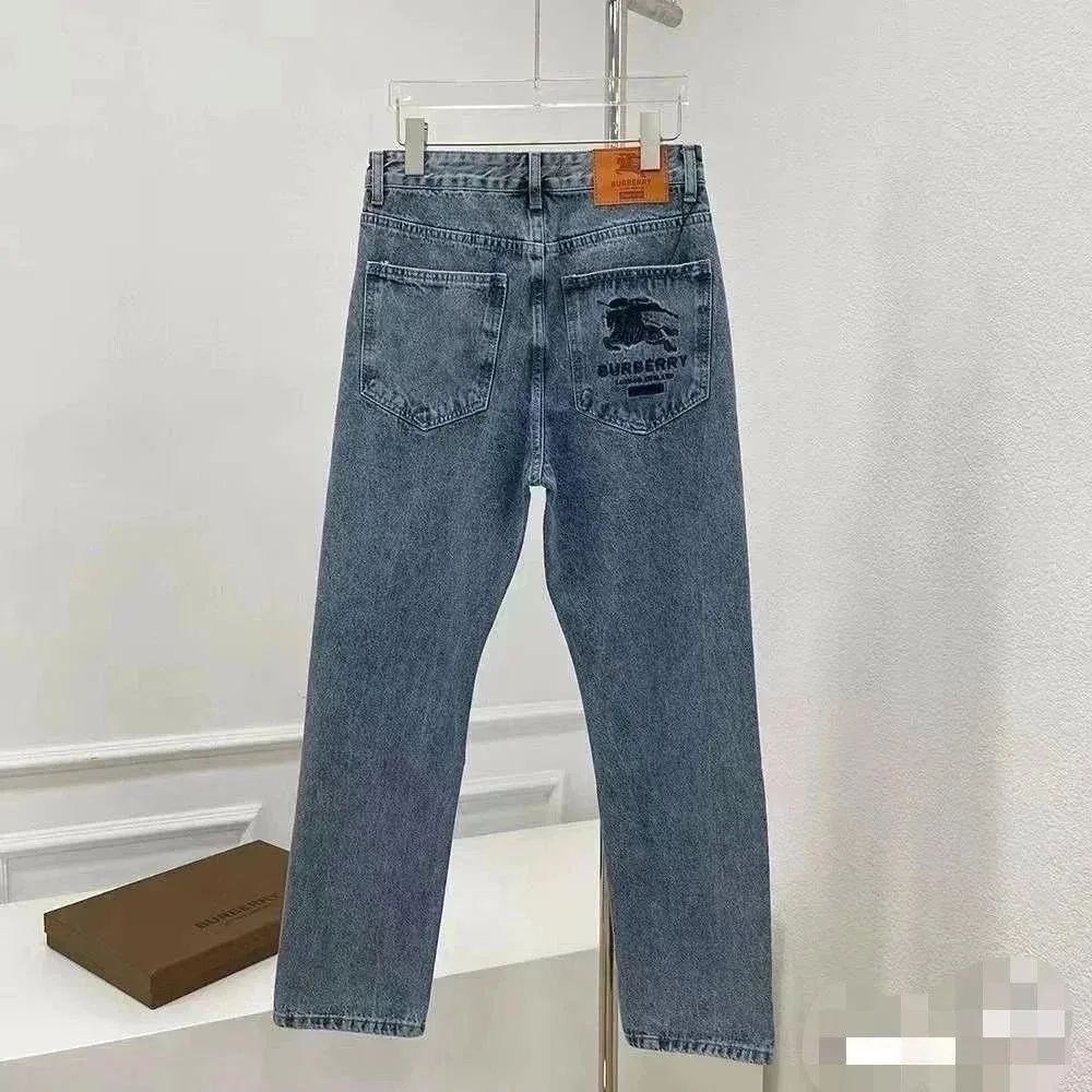Burberry Classic Logo Jeans Blue Denim