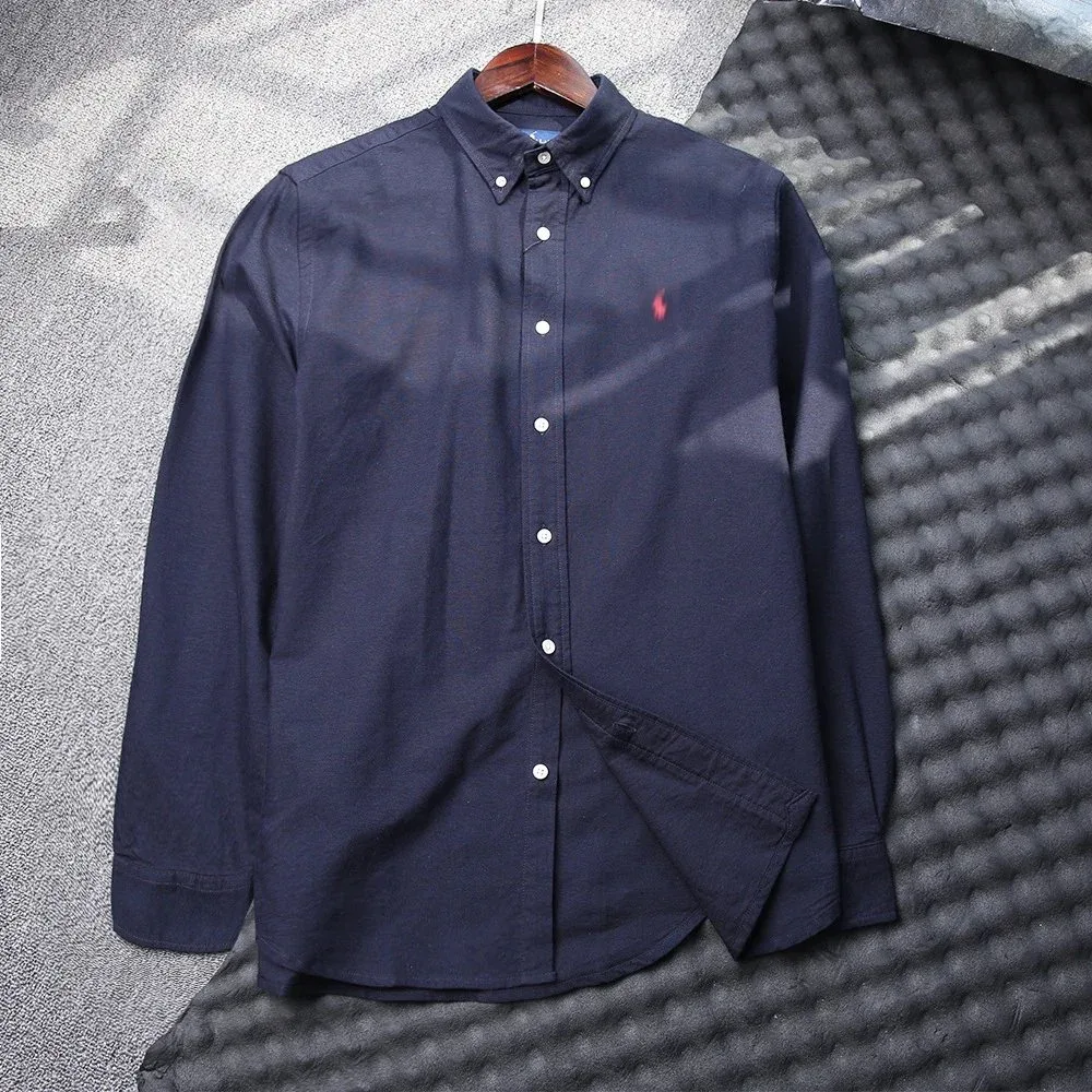 Polo Ralph Lauren Classic Logo Navy Button-Down Shirt