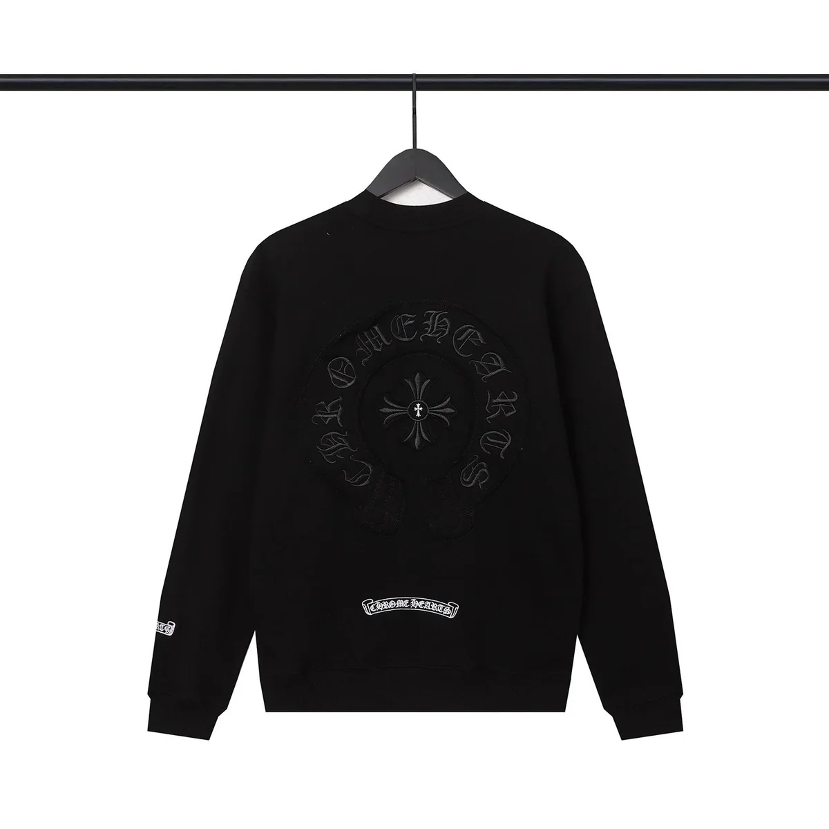 Chrome Hearts CH Cross Crewneck Sweatshirt Black