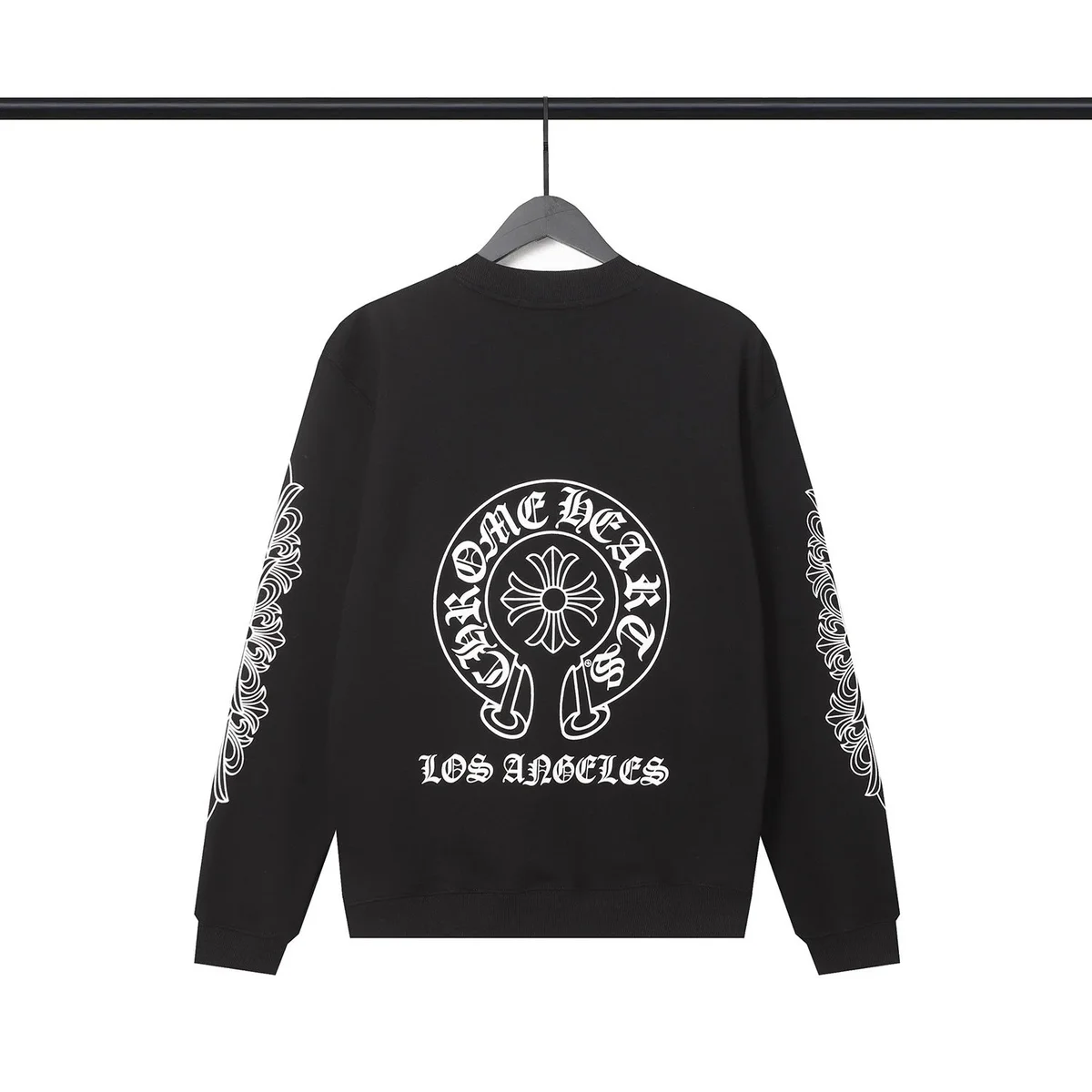 Chrome Hearts Los Angeles Crewneck Sweatshirt Black