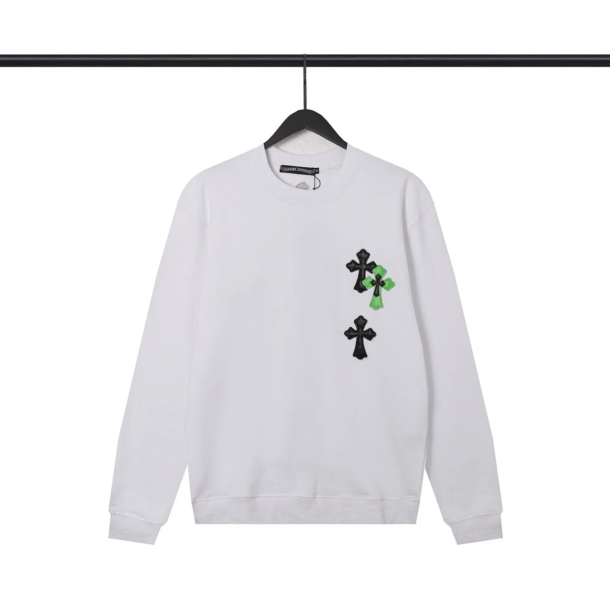 Chrome Hearts CH Cross White Crewneck Sweatshirt