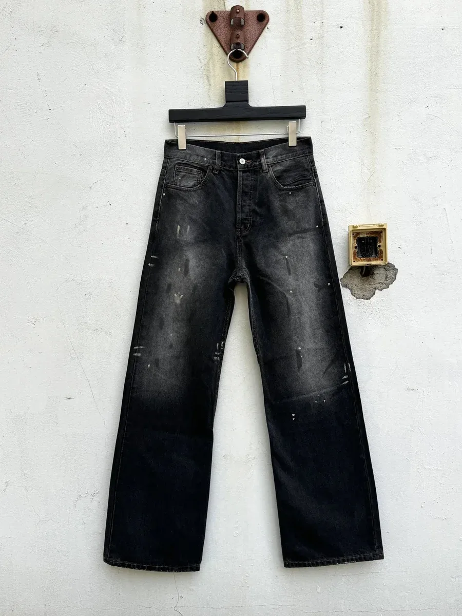 Distressed Black Jeans