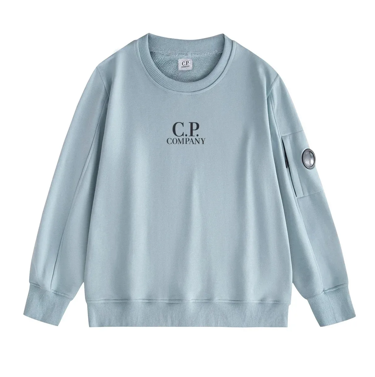 C.P. Company Light Blue Logo Sweatshirt