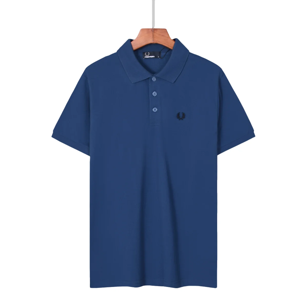 Fred Perry Blue Polo Shirt