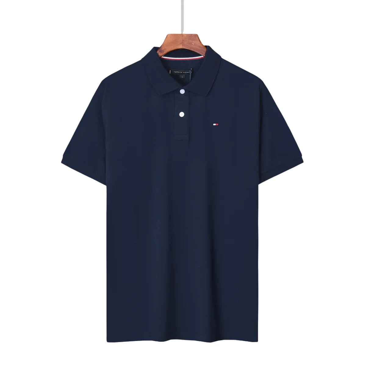 Tommy Hilfiger Classic Polo Shirt 27藏蓝 Men's T-Shirt