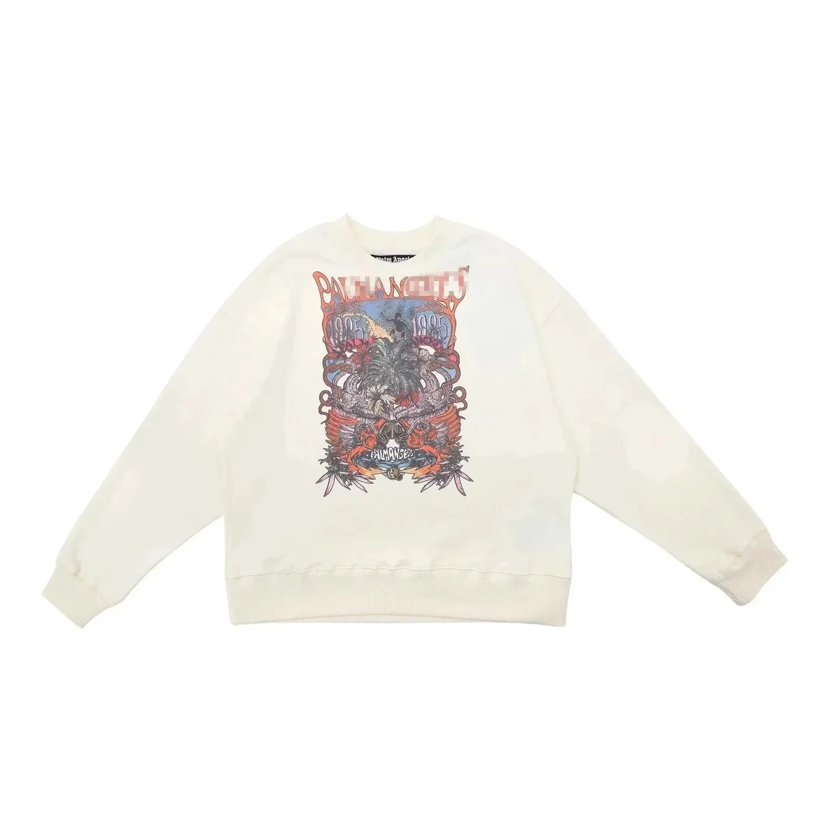 A Bathing Ape BAPE STA Cream Graphic Sweatshirt