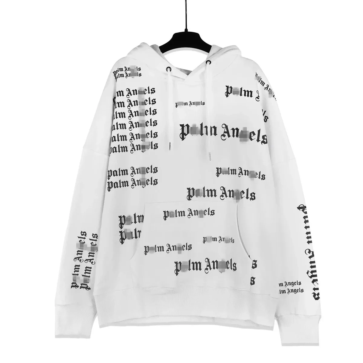 Palm Angels White Palm Angels Printed Hoodie